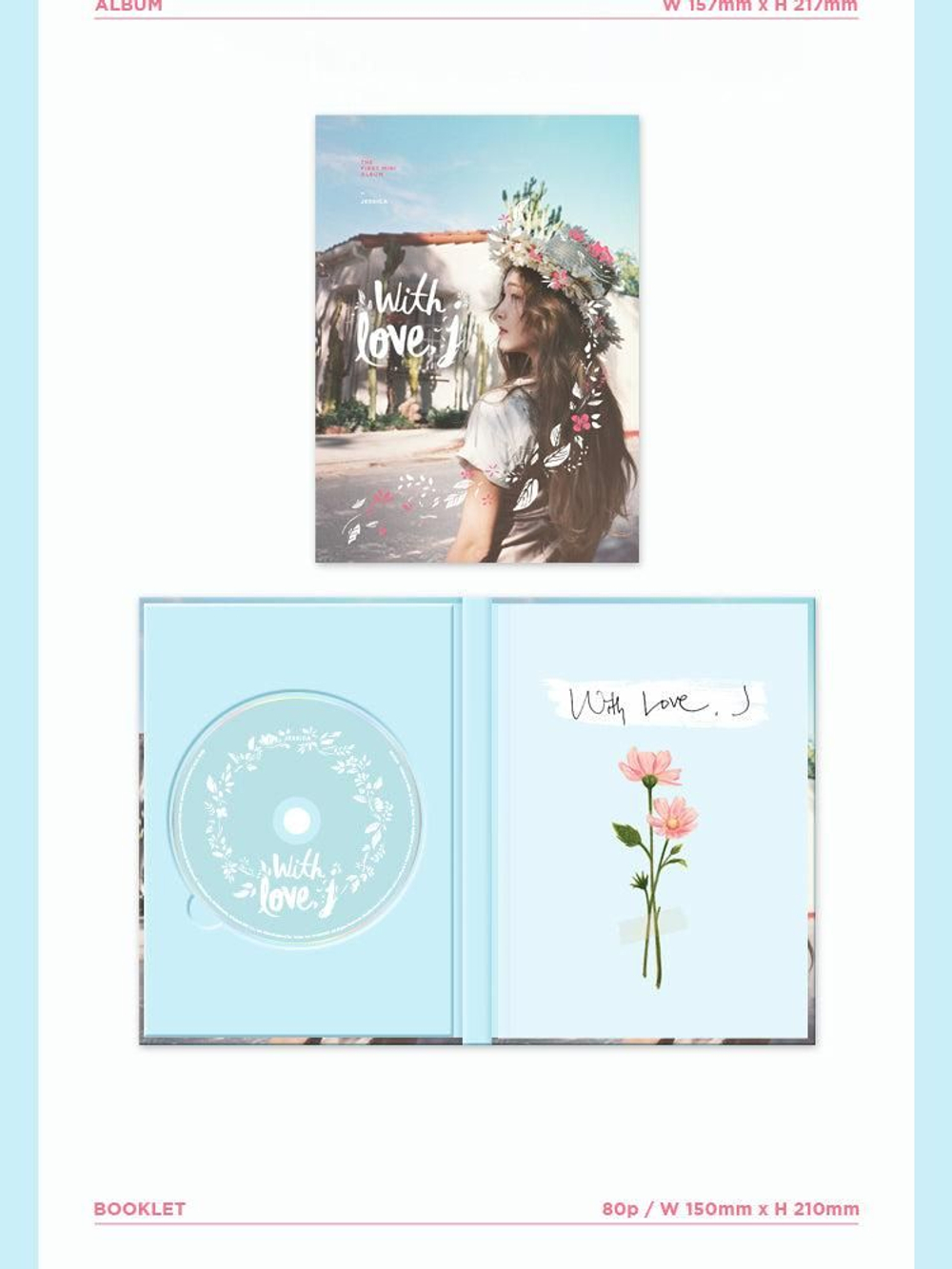 Альбом JESSICA - WITH LOVE, J 1st Mini Album