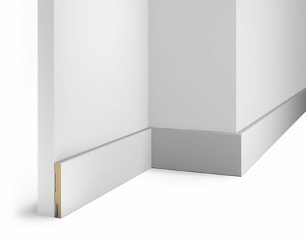 Плинтус под покраску, 75x10 мм