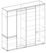 Ультра Шкаф 4-х ств.(540)