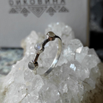 Кольцо ПАРАД ПЛАНЕТ-2, серебро/лунный камень