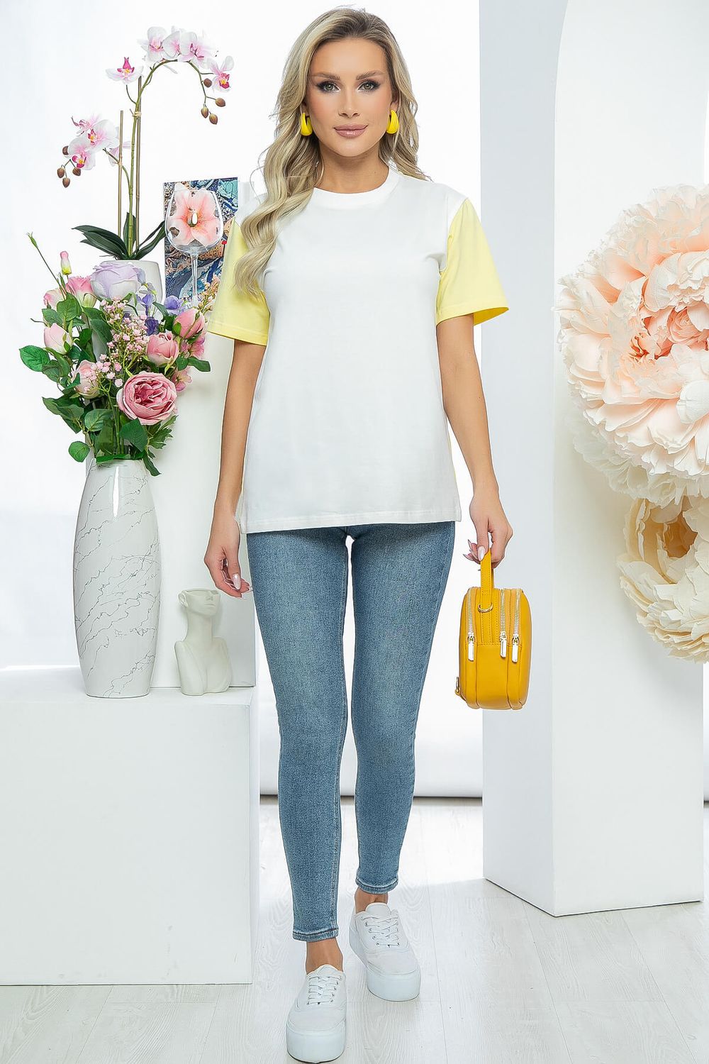 Футболка "Дарина" (желтая) Б5597 LT Collection