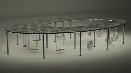 Навес с качелями Ring SK00164