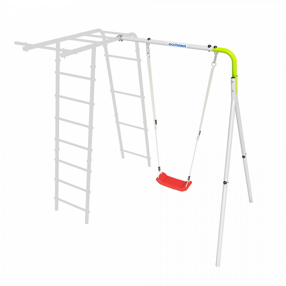 Дополнительный комплект к дачному комплексу ROMANA *только для высоты балки качелей 2050 мм. (бело-салатовый)