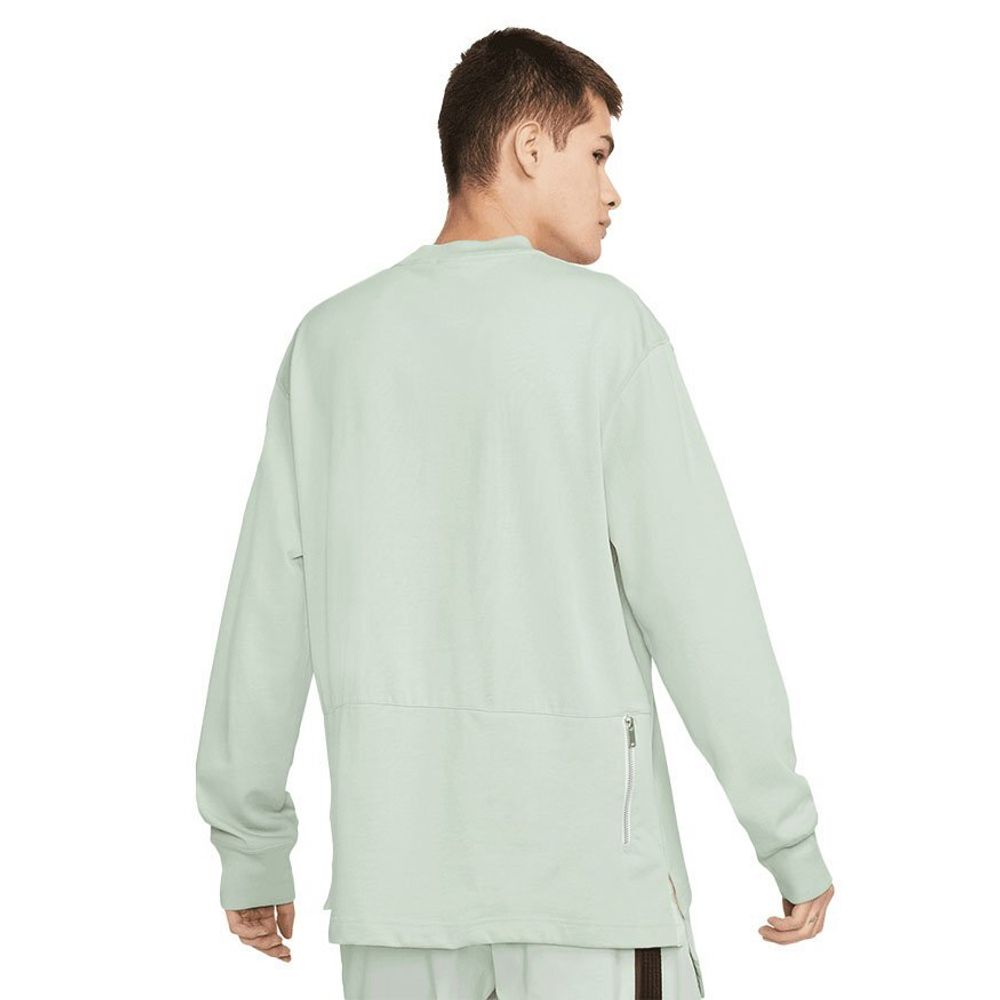 Баскетбольная толстовка Nike Sportswear Style Essentials Long-Sleeve Mock Neck Sweatshirt, Green
