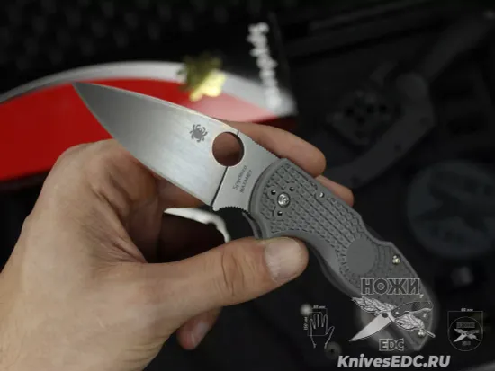 Нож складной Spyderco Native 5 Lightweight 41PGY5 c клинком из стали Maxamet, рукоять FRN