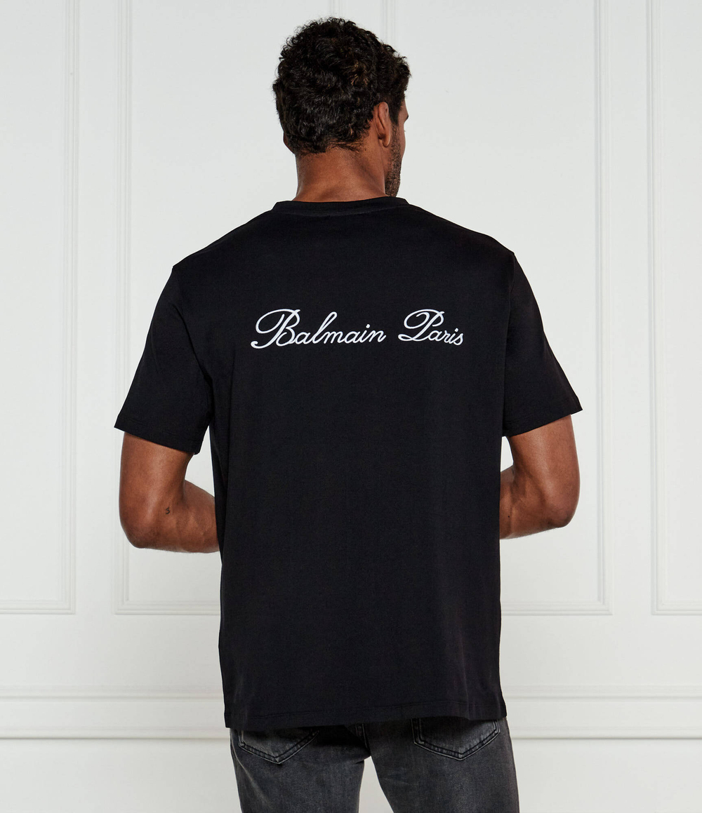 Футболка Balmain - черный(DH1EG010 BC68)