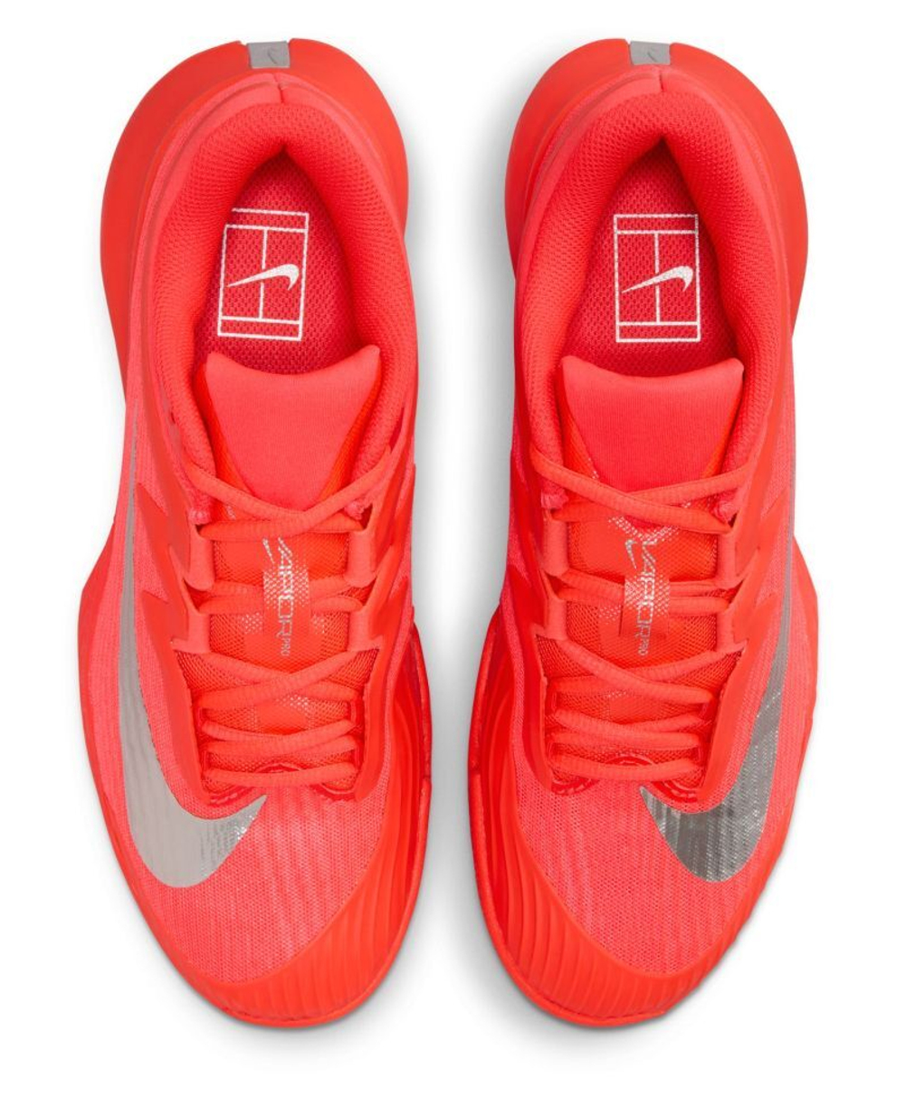 Женские теннисные кроссовки Nike Zoom Vapor Pro 3 Clay Premium - bright crimson/metallic silver