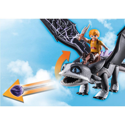 Playmobil - Драконы. Девять Миров. Дракон Пьерун + фигурка Тома 71081