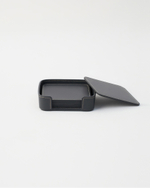 Набор квадратных костеров для бокалов Steel blue | 6 шт