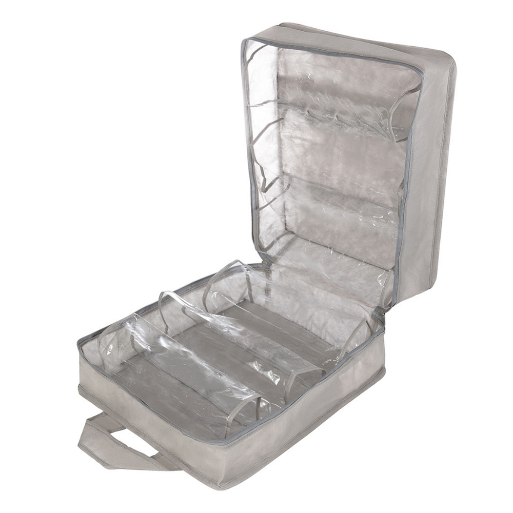 Чемодан для обуви 35х40х20 см, 6 ячеек, Лондон