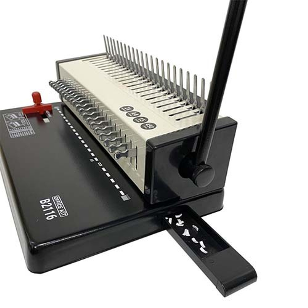 Переплетный аппарат на пластиковую пружину Office Kit B2116