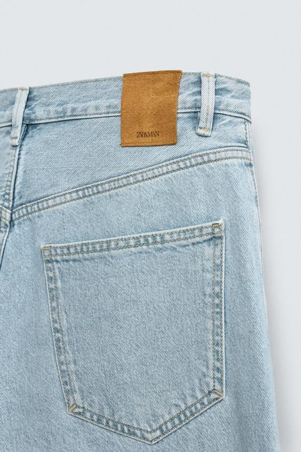 ZARA ДЖИНСЫ SLIM FIT TIMELESS, ВЫЦВЕТШИЙ СИНИЙ