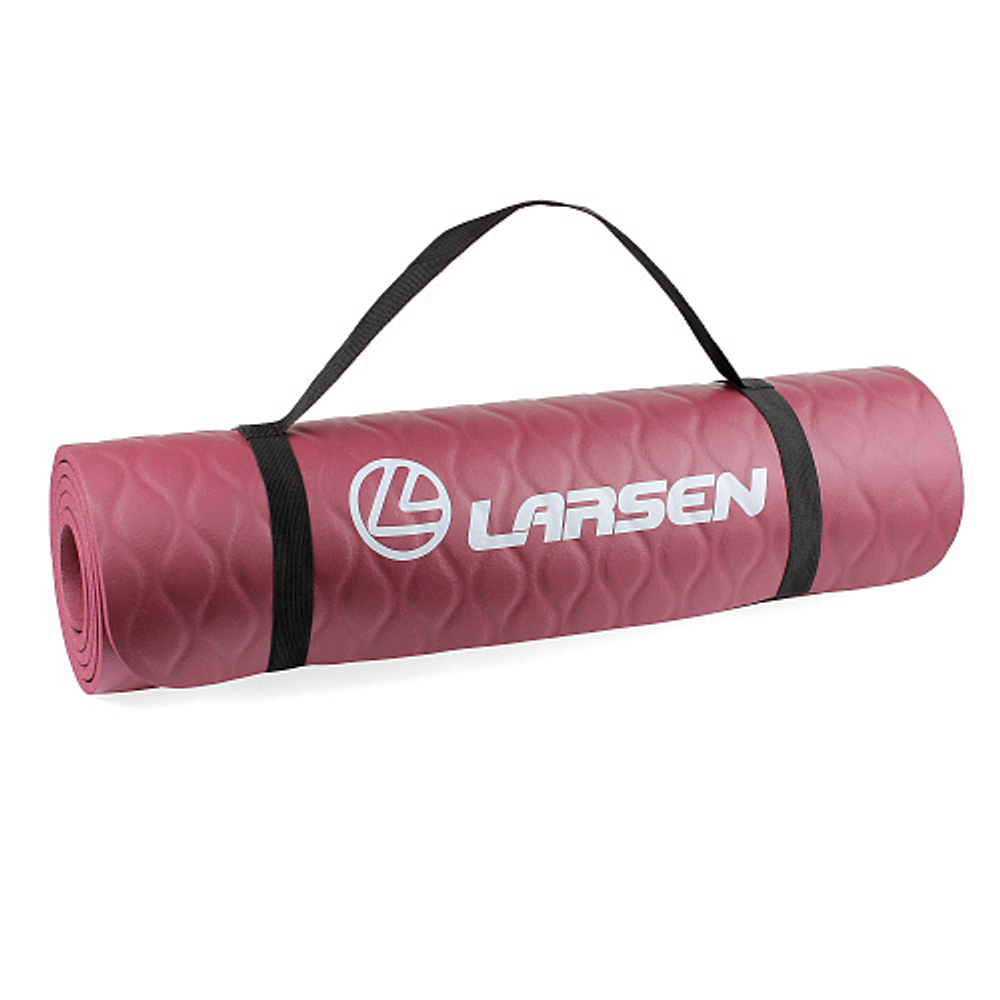 Коврик для фитнеса и йоги Larsen NBR183х61х1см