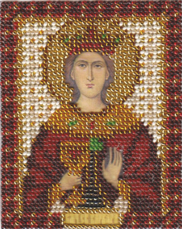 Набор для вышивания бисером Panna, Икона Св. Великомученицы Варвары, 8,5х10,5 см