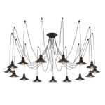 Citilux Эдисон CL451152 Люстра паук Венге