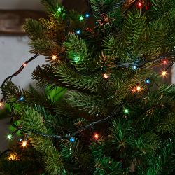 UDL-S0500-050-DGA MULTI IP20 MINI Гирлянда с контроллером. 5м. 50 миниламп накаливания. Разноцветный свет. Провод зеленый. TM Uniel.