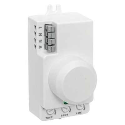 Микроволновый датчик движения бел, 1200Вт 360гр, до 10м IP20 MW-700 EKF PROxima