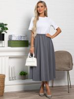 Юбка Льюис (серая) Ю15476-10М LT Collection