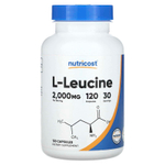 Nutricost, L-лейцин, 120 капсул (500 мг на капсулу)