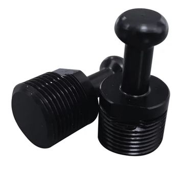 Зацепы Epsealon Obus Plastic резьбовые черные пара