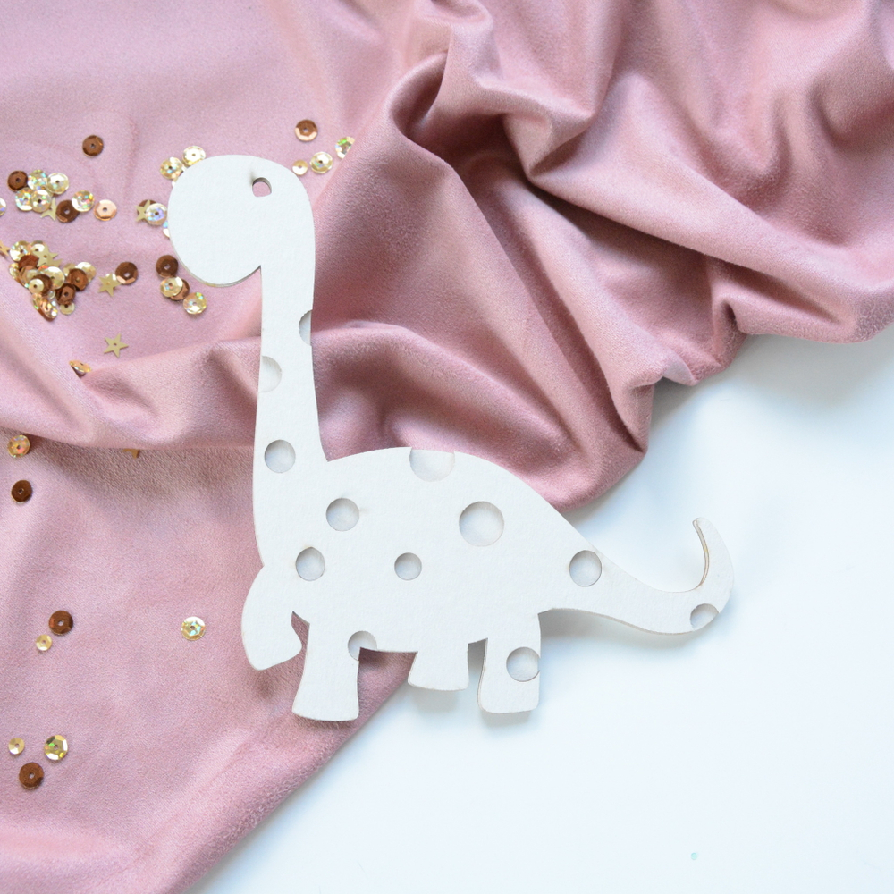 Заготовка для тиснения двухслойная "Динозавр"