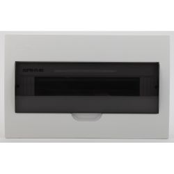 Корпус пластиковый встраиваемый ЭРА SIMPLE ЩРВ-П-18 IP41 прозрачная крышка белый