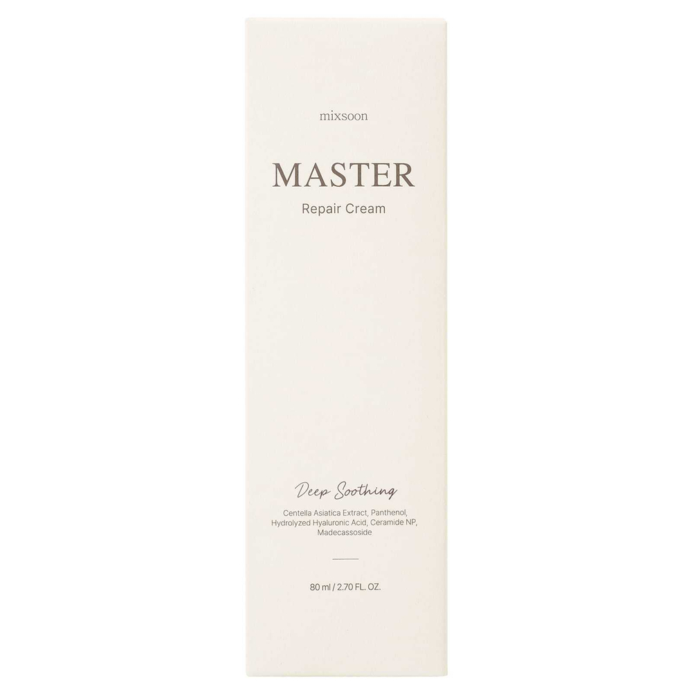 Mixsoon, Master Repair Cream, глубоко успокаивающий, 80 мл (2,70 жидк. унц.)