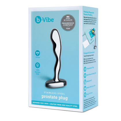 b-Vibe STAINLESS STEEL - Стальной анальный стимулятор