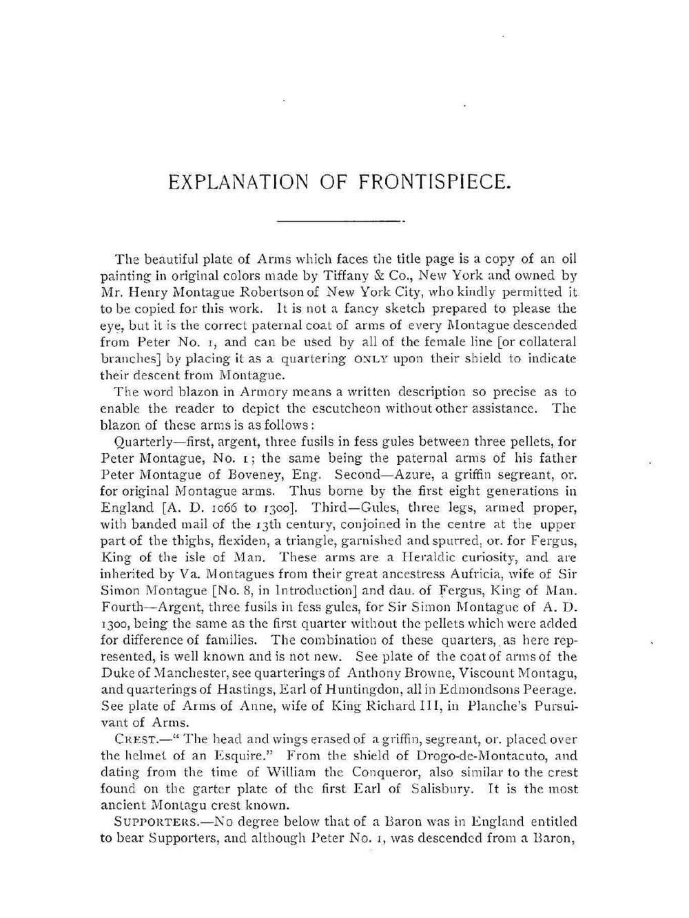 History and genealogy of Peter Montague, of Nansemond and Lancaster Counties, Virginia, and his descendants, 1621-1894 | G.W. Montague