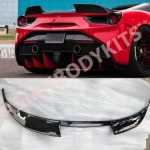 Карбоновый спойлер на крышку багажника для Ferrari 488 GTB Spider 2015-2020 Феррари