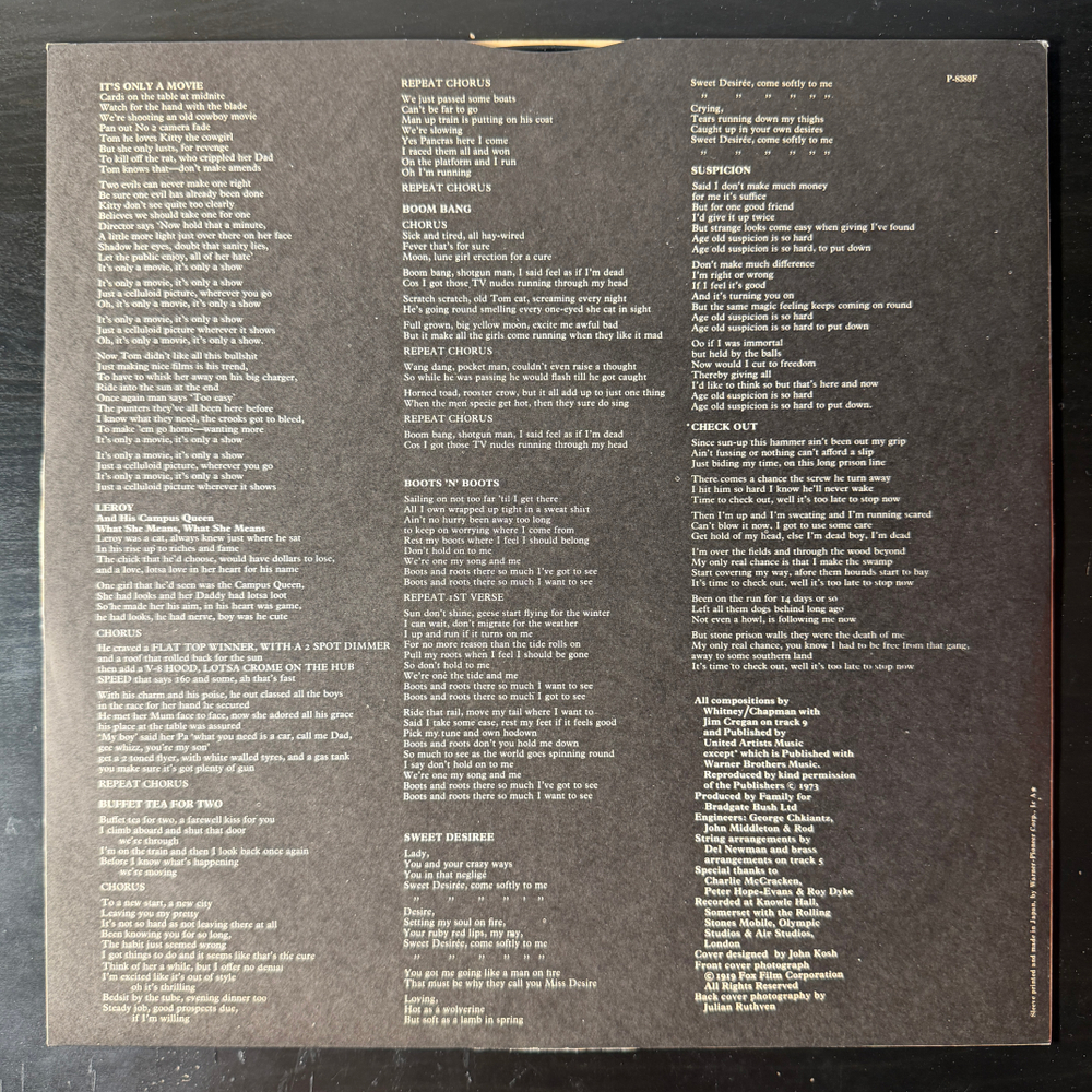 Family ‎– It's Only A Movie (Япония 1973г.) Т