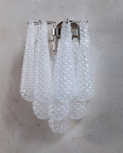 Элегантное настенное бра из венецианского стекла в двух расцветках