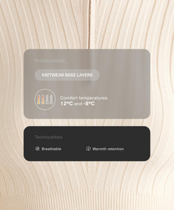 Oysho Термофутболка в рубчик, экрю