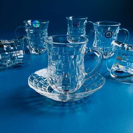 Lenardi 588-639 Чайный набор 12пр. 130мл в под.уп.(х8)Стекло