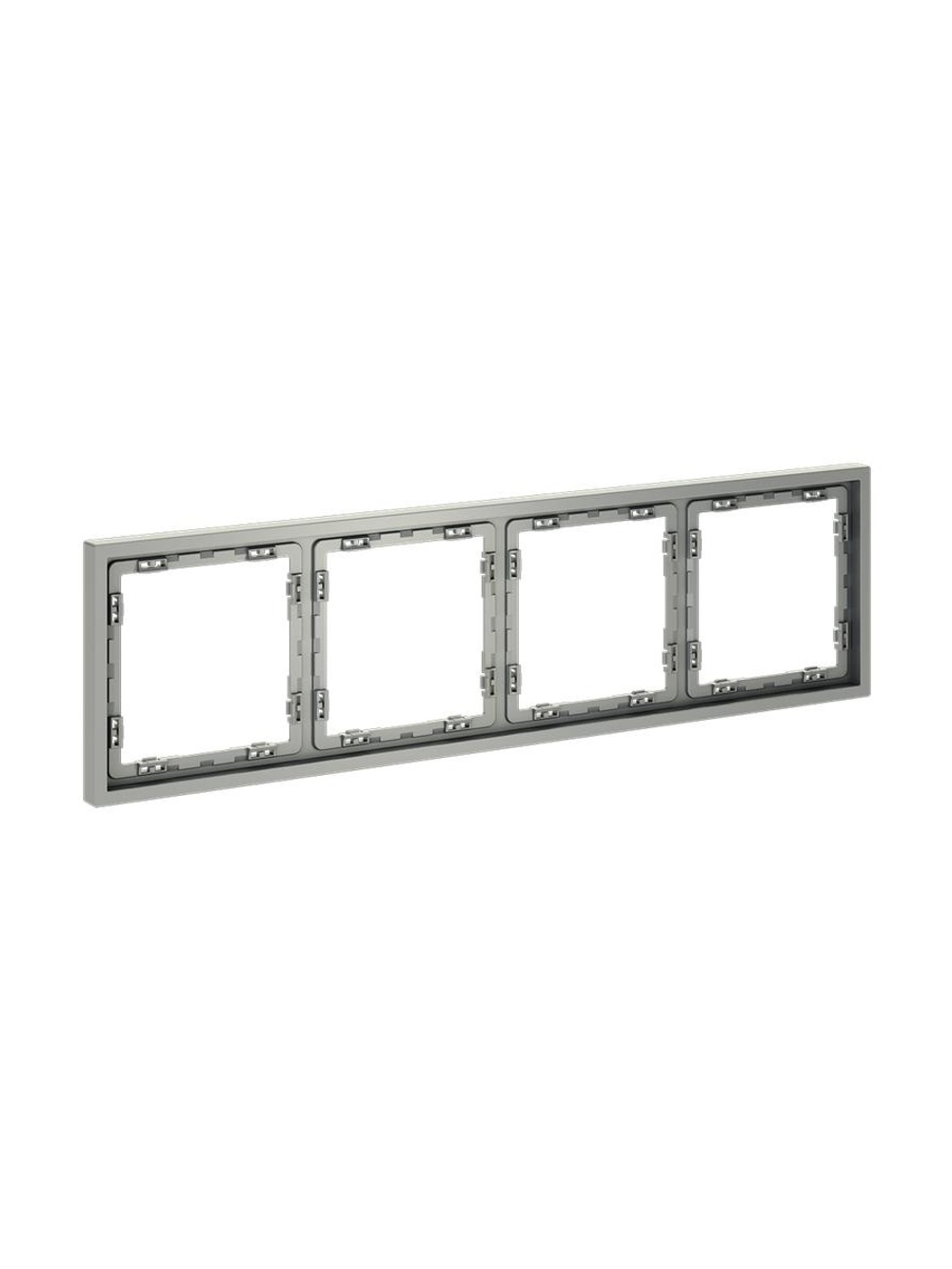 Рамка 4-м S70 пластик. сталь Voltum VLS100405
