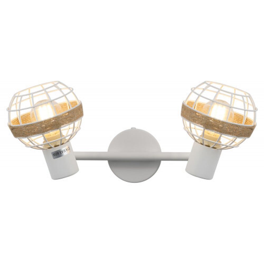 Светильник настенно-потолочный спот Rivoli Anselma 7034-702 2 x E14 40 Вт поворотный