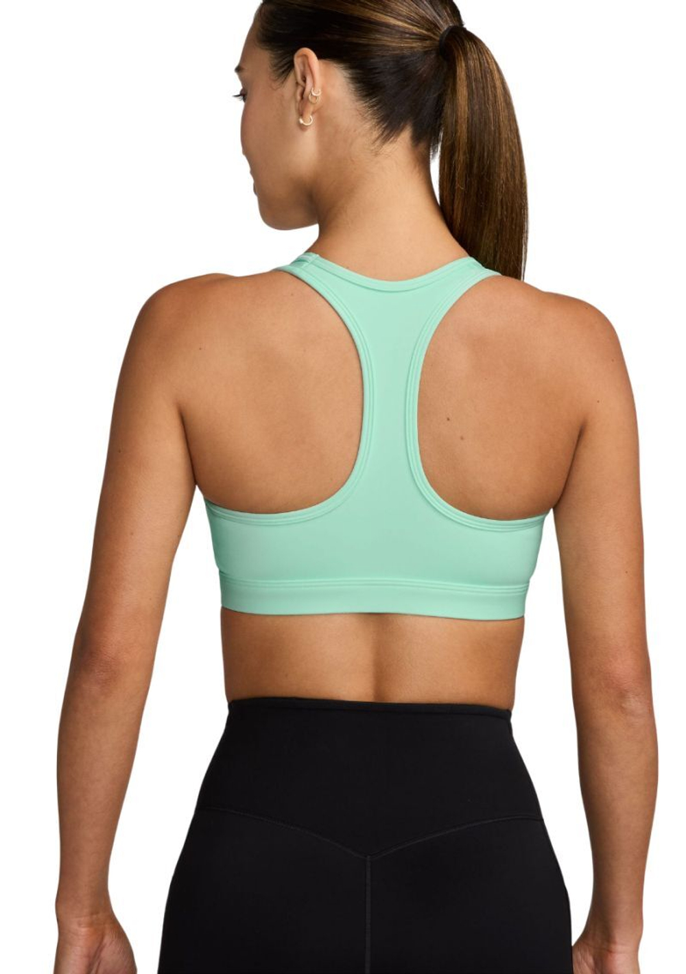 Теннисный бюстгальтер Nike Swoosh Medium Support Non-Padded Sports - mint foam/white