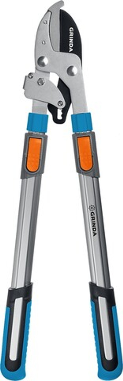 GRINDA TX-980A, 645 - 885 мм, кованные лезвия, храповый механизм, телескопический, контактный сучкорез, PROLine (424513)