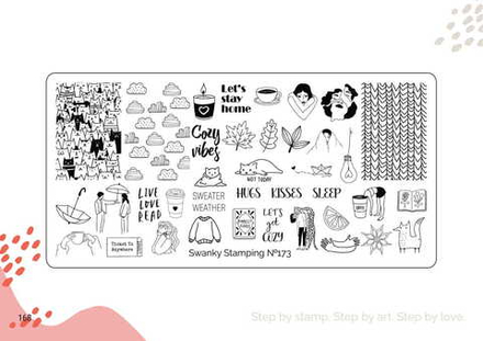 Пластина Swanky Stamping 173