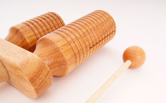 XT-2 тон-блок деревянный, с палочкой, Fleet