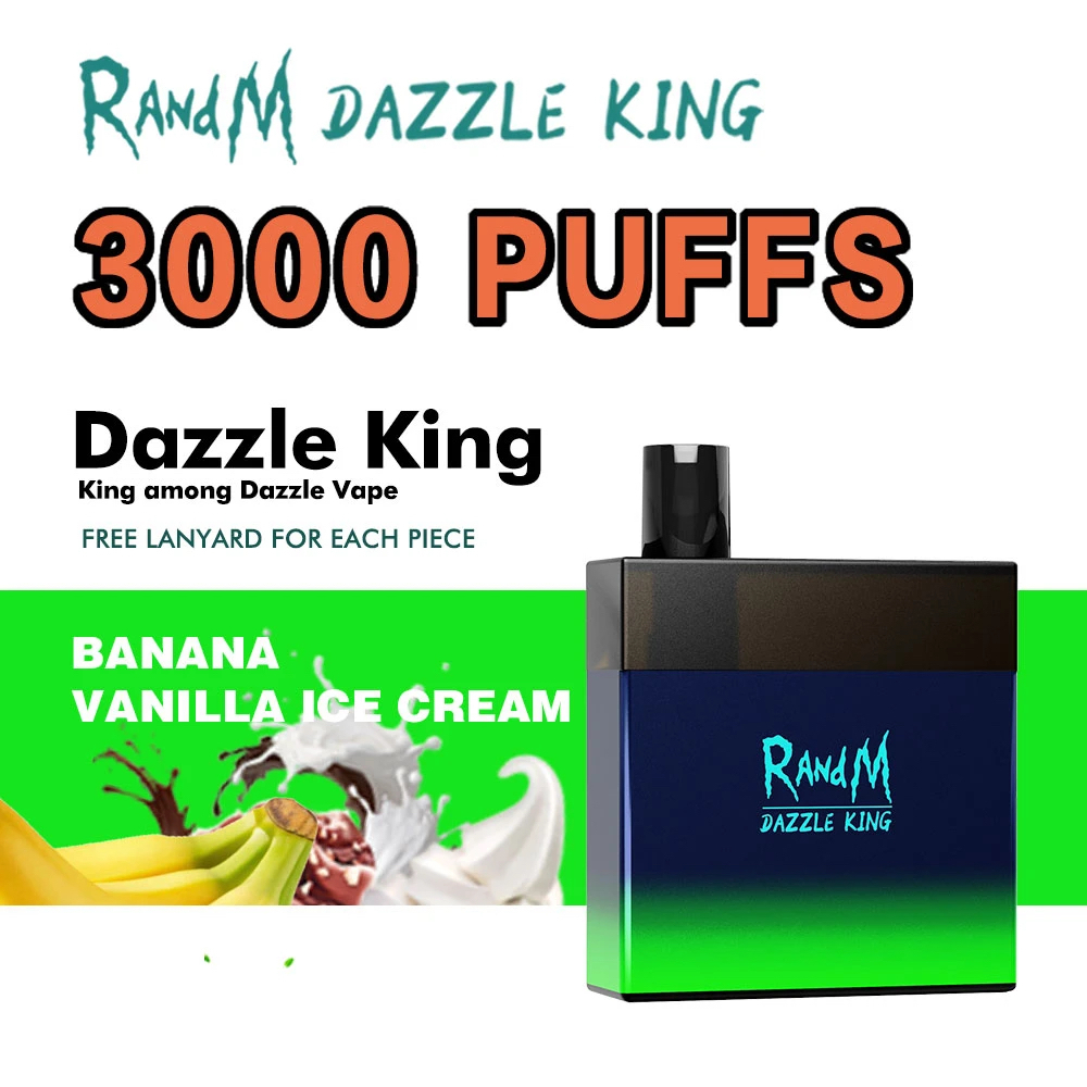 RANDM Dazzle King - Banana Vanilla Ice Cream (3000)
