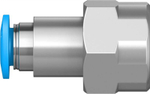 Штуцер цанговый с внутренней резьбой Festo QSF-1/4-6-B