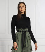 Хлопковый свитер negroni lupetto Pinko - черный(1G181T A02T)