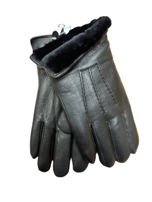 Перчатки. Мужские. Материал верха: Кожа оленя. Подклад: Мутон. В упаковке 5 шт.