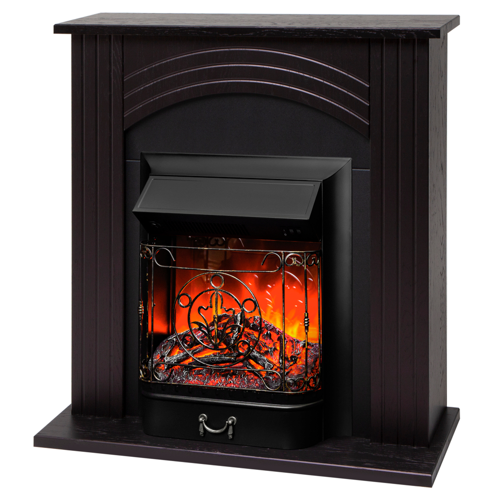 Каминокомплект Real Flame Hanna DN с очагом Majestic Lux Black (без пульта)