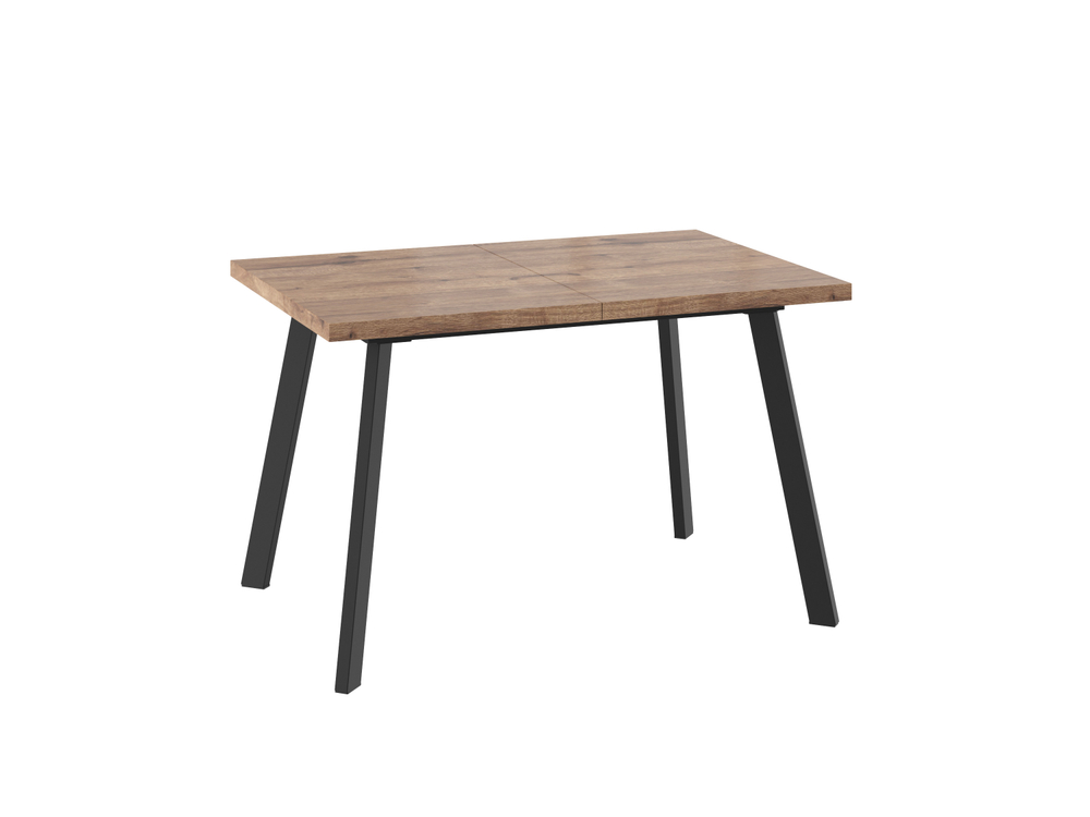 Стол МАМАДОМА Борг 120, Дуб  Веллингтон/ Черный