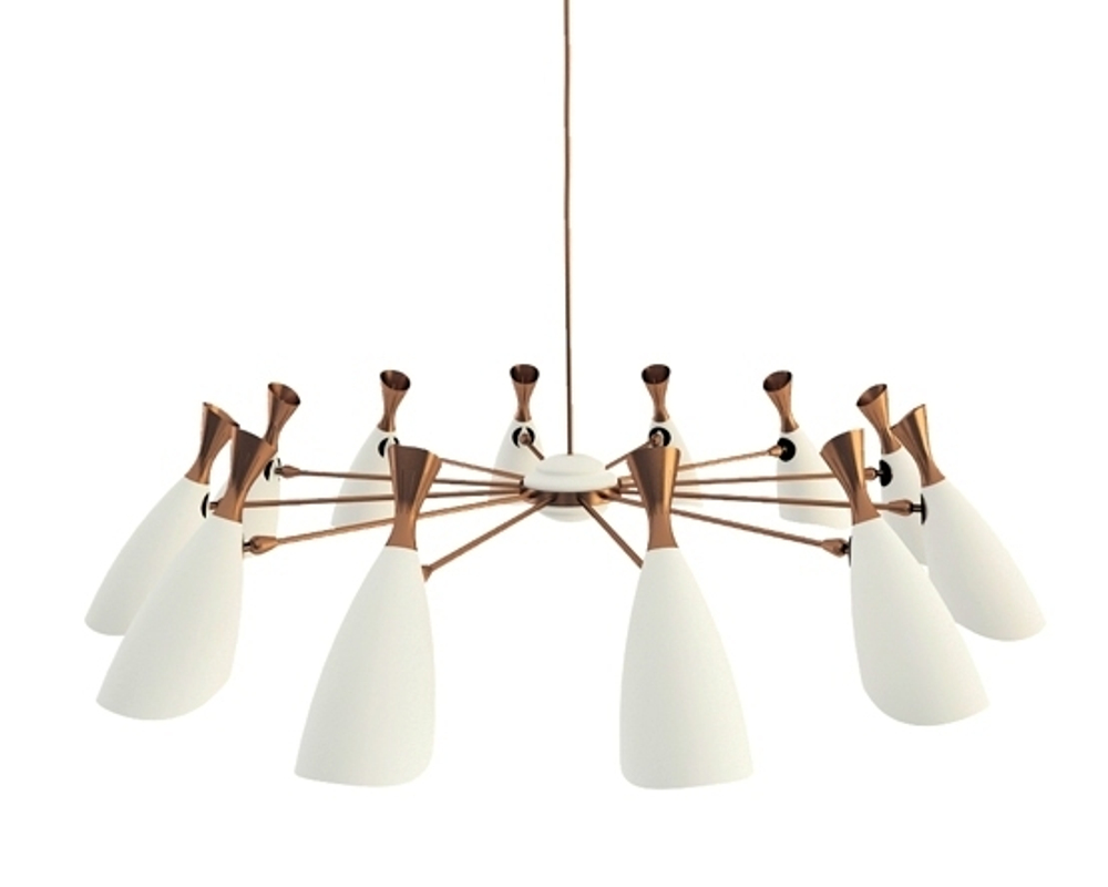 люстра Duke Round 12 D125