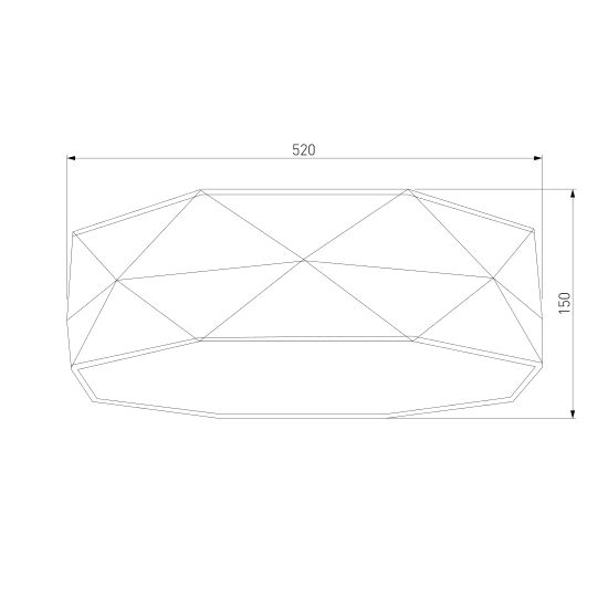 1567 / потолочный светильник  Kantoor