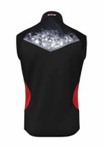 Жилет KV+ PREMIUM unisex black/red/white, 23V148.3