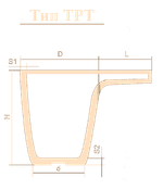 Тигель TPT 10 L2 Lн=180